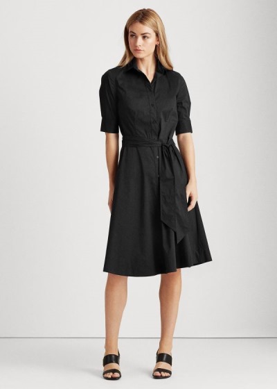 Vestido Ralph Lauren Belted Algodão-Blend Mulher 53897-BPNR